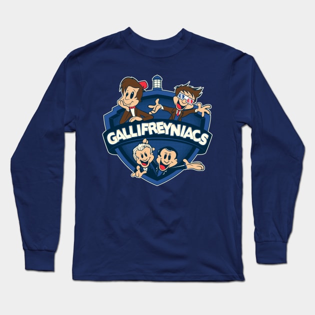 Gallifreyniacs Long Sleeve T-Shirt by FOUREYEDESIGN